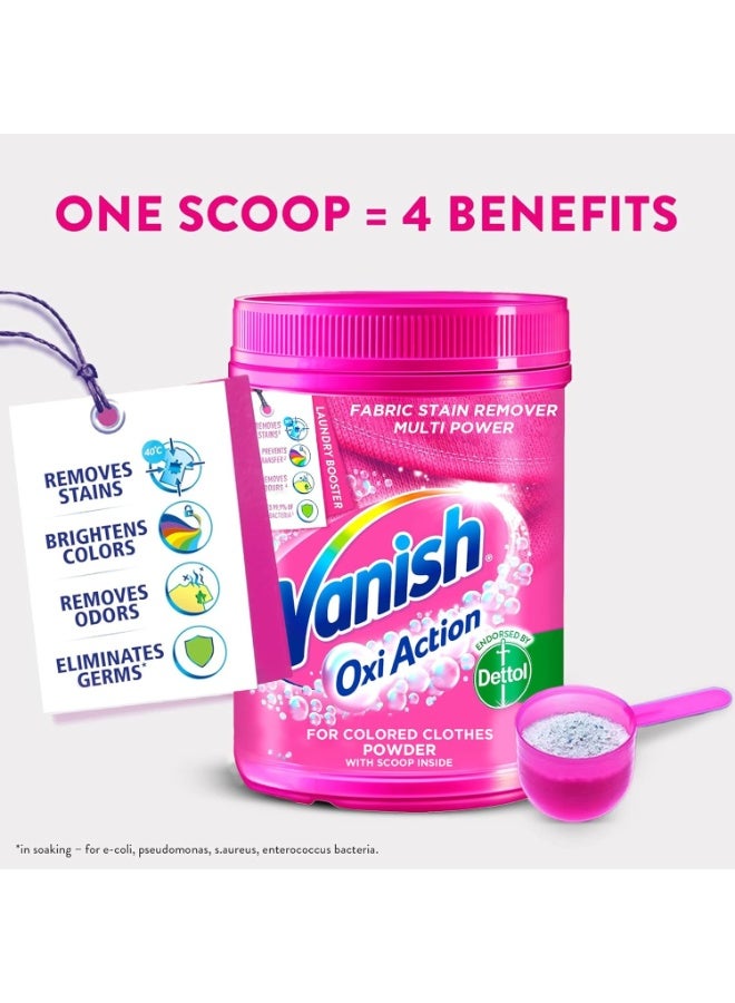 Vanish Oxi Action Fabric Stain Remover Powder 500G