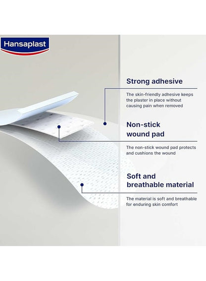 Hansaplast Sensitive Kids Plasters - 20 Assorted Strips