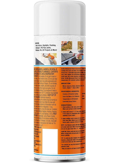 Gorilla Waterproof Patch & Seal Spray White