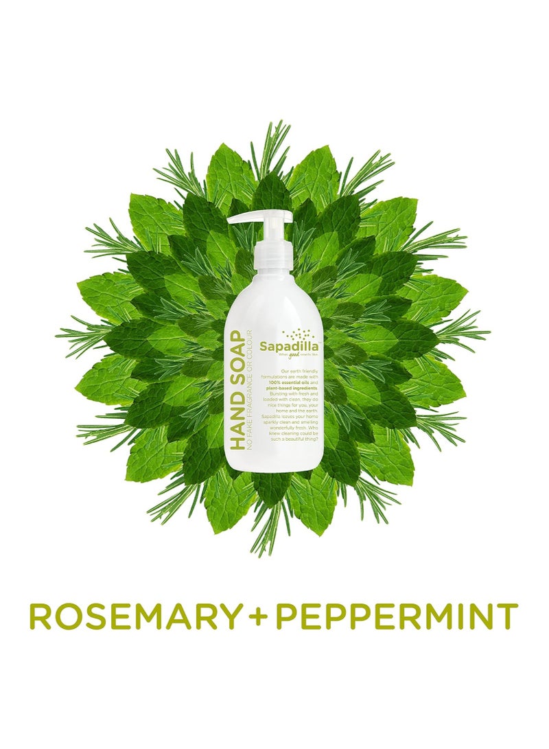 Sapadilla Hand Soap Rosemary & Peppermint 354 ML