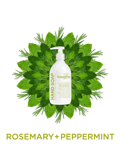 Sapadilla Hand Soap Rosemary & Peppermint 354 ML