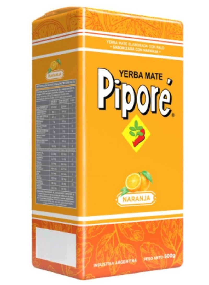 Yerba Mate Pipore Naranja Orange 500g - Piporé