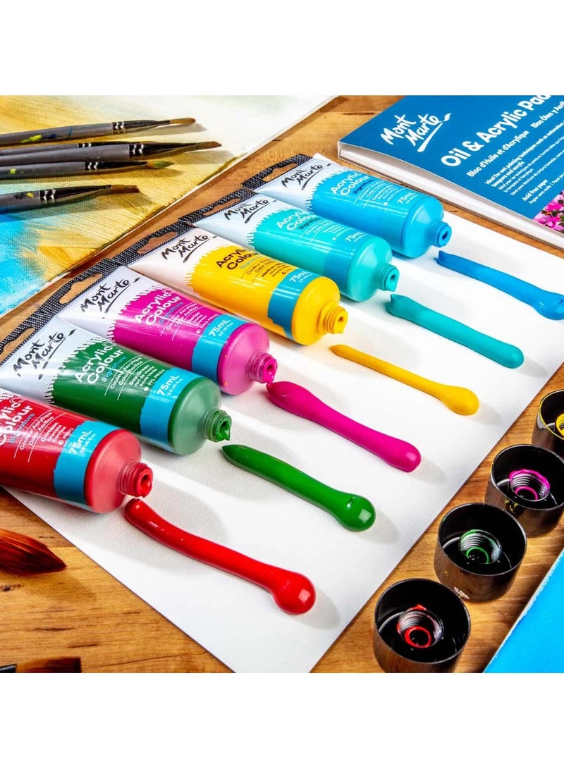 Mont Marte Acrylic Paint Sap Green 75ML Tube