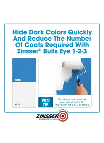 Zinsser High Hide Cover Stain Primer And Sealer White 946 ML