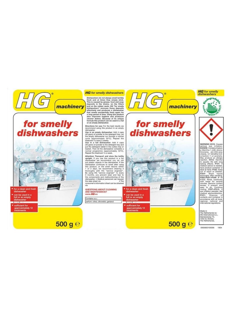 HG Dishwasher Cleaner & Odour Freshener 500 ML