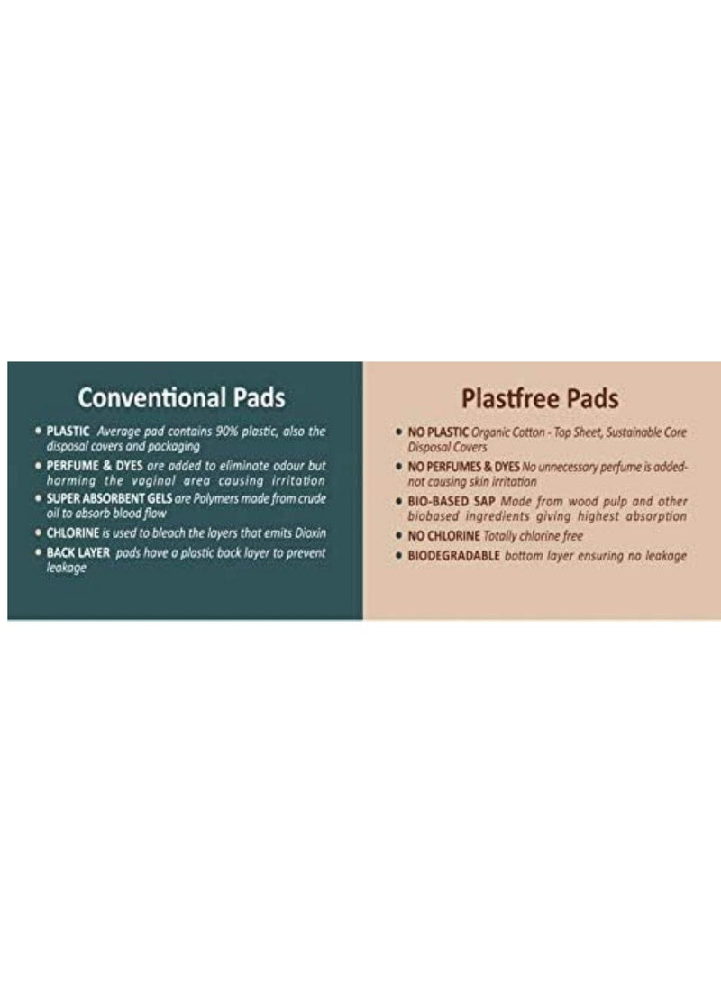 PLASTFREE Organic Night Sanitary Pads