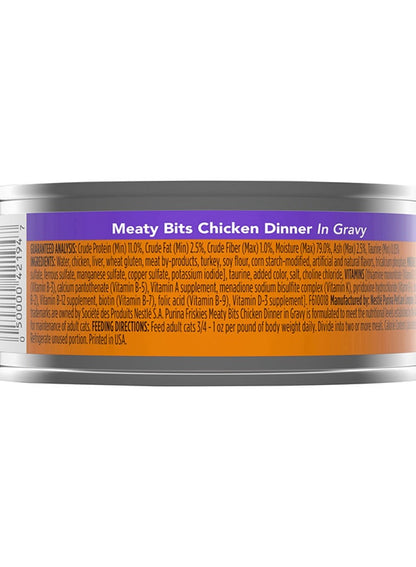 PURINA Friskies Meaty Bits Cat Food 156g