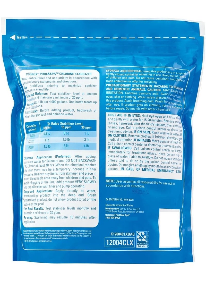 Clorox Pool & Spa Chlorine Stabilizer 1.81Kg Bag