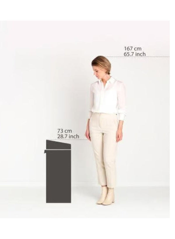 Brabantia Touch Bin 40 Litre Matt Steel
