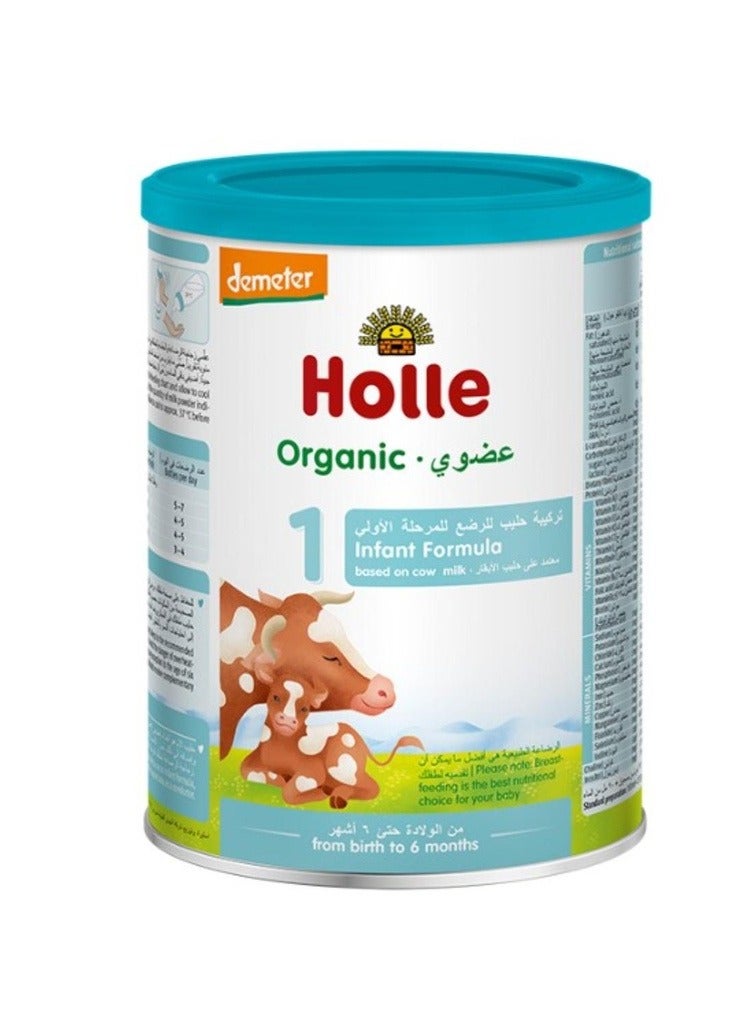 Holle Organic Infant Formula 1 Cow Milk Powder 400g