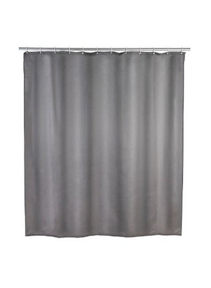 Wenko Shower Curtain 180 x 200 cm Grey Anti Mould