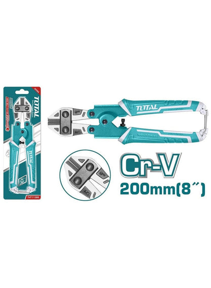 TOTAL Mini Bolt Cutter 8 Inch - High Performance Tool