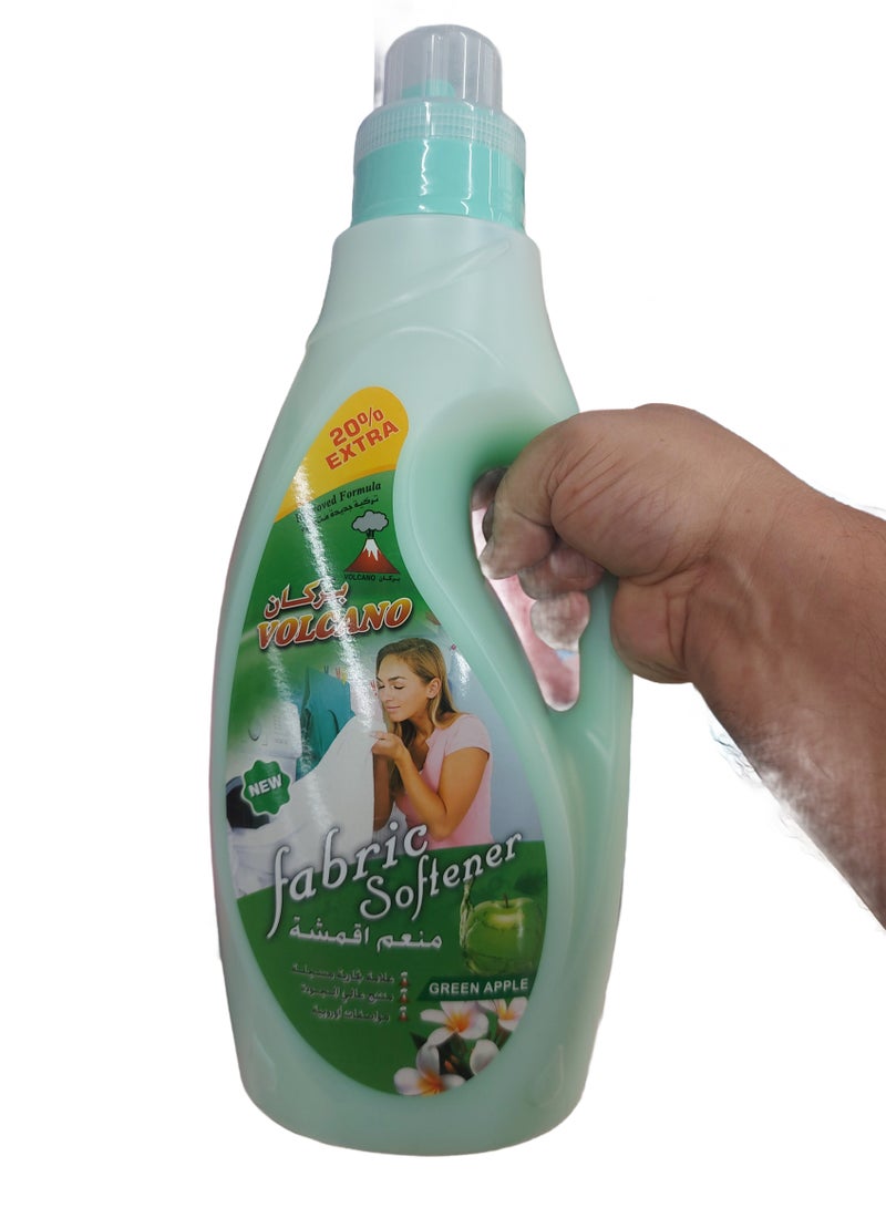 Volcano Green Apple Fabric Softener 1.67 L
