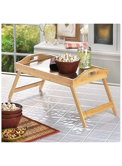 BILLI Wooden Bed Tray – Premium Serving Tray