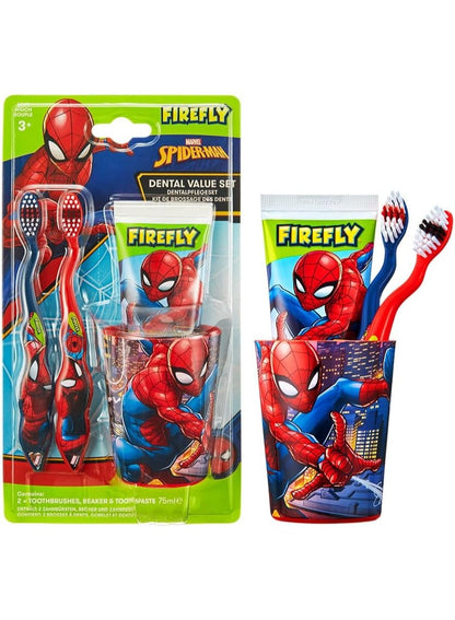 care feels, cool dry, cup cosmetic, cup giving, design fun, dry place, feels like, firefly, fun marvel, key tools, marvel spiderman, mild mint, oral care, toothbrushes toothpaste, young gums