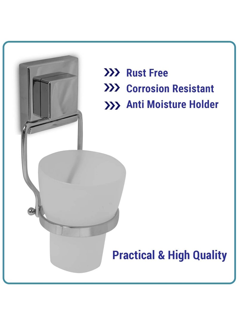 SMARTLOC Vacuum Suction Tumbler Holder Silver