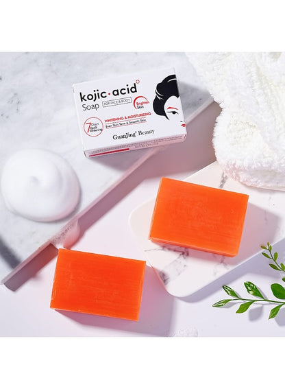 3pcs x100g, acid soap, acid soap trio, body brightening, dark spots, dark spots pimples, guanjing beauty, kojic acid, kojic acid soap, skin whitening, skin whitening dark, soap trio, spots pimples, whitening dark, whitening dark spots
