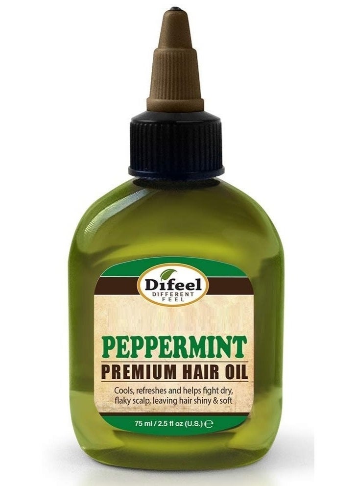 Difeel Premium Natural Hair Oil Peppermint 75 ML