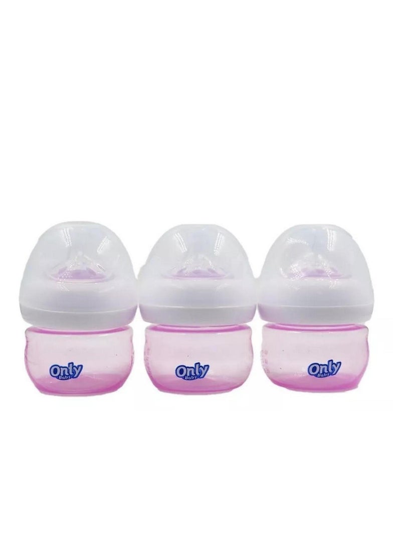 Only Baby Set Of 3 Baby Bottles