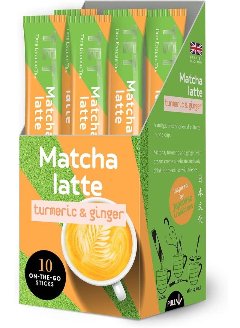 TET True English Tea Matcha Latte Turmeric & Ginger