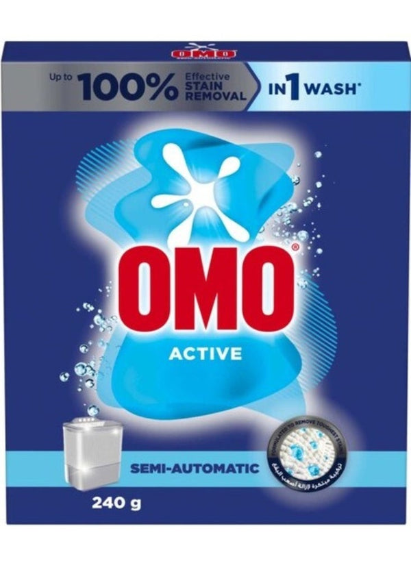 OMO Semi Automatic Laundry Detergent 240G