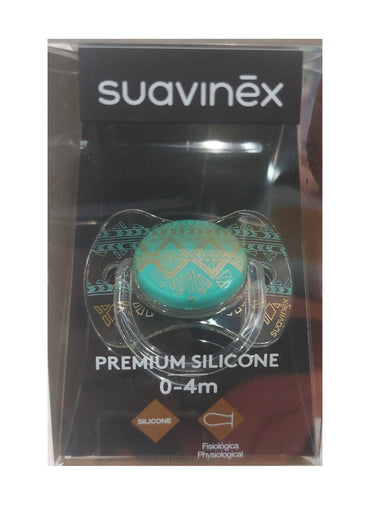 SUAVINEX Premium Silicone Pacifier Haute Couture Physiological Silicone Teat 0-4M