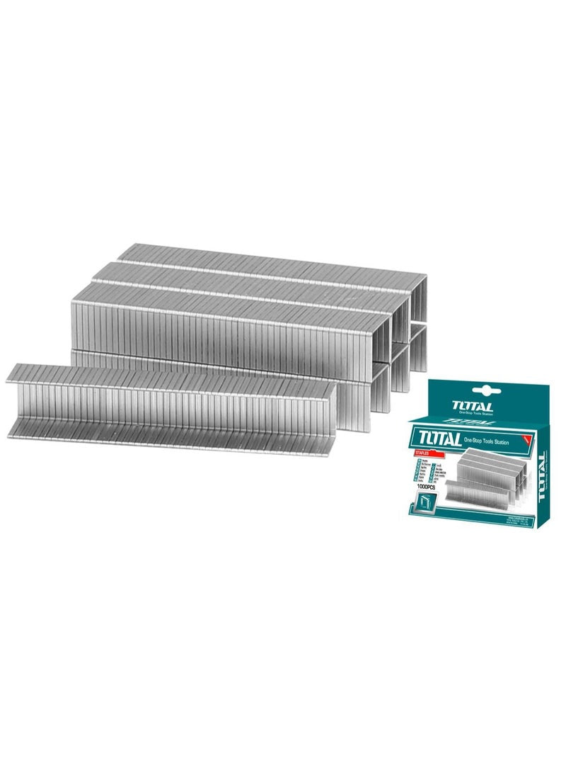 TOTAL Staples Pins 8 MM 1000 Pcs - Premium Office Supplies