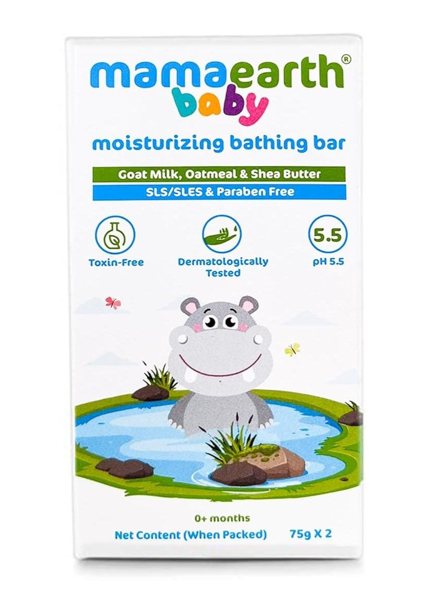 baby bathing, baby bathing soap, baby care, bathing soap, bathing soap bar, goat milk, mamaearth, moisturizing baby, moisturizing baby bathing, oatmeal shea, oatmeal shea butter, shea butter, silicone, skincare, soap bar