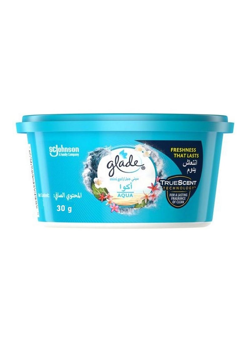 Glade Car Freshener Mini Gel Aqua Scent