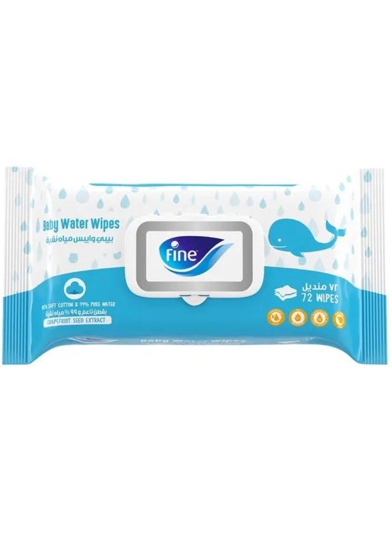 Fine Baby Water Wipes With Grapeseed Extract