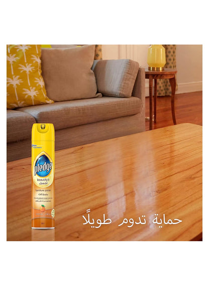 Pledge Beautify It Furniture Spray Orange 300 ML