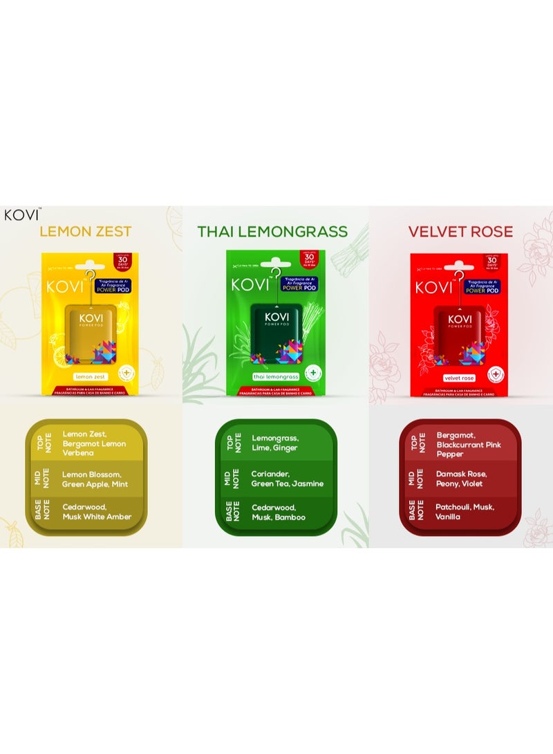 Kovi Power Pod Lemon Zest Air Freshener