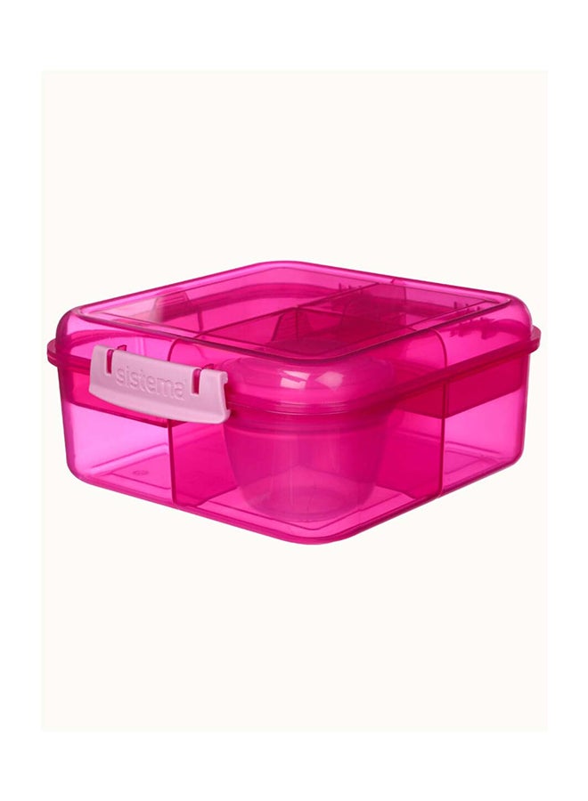 Sistema Bento Cube Lunch Box 1.25L Pink