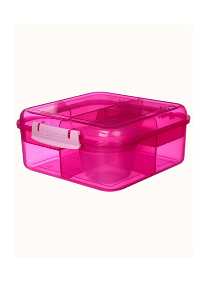 Sistema Bento Cube Lunch Box 1.25L Pink