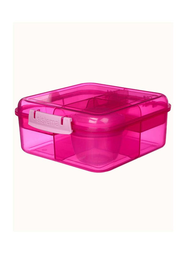 Sistema Bento Cube Lunch Box 1.25L Pink