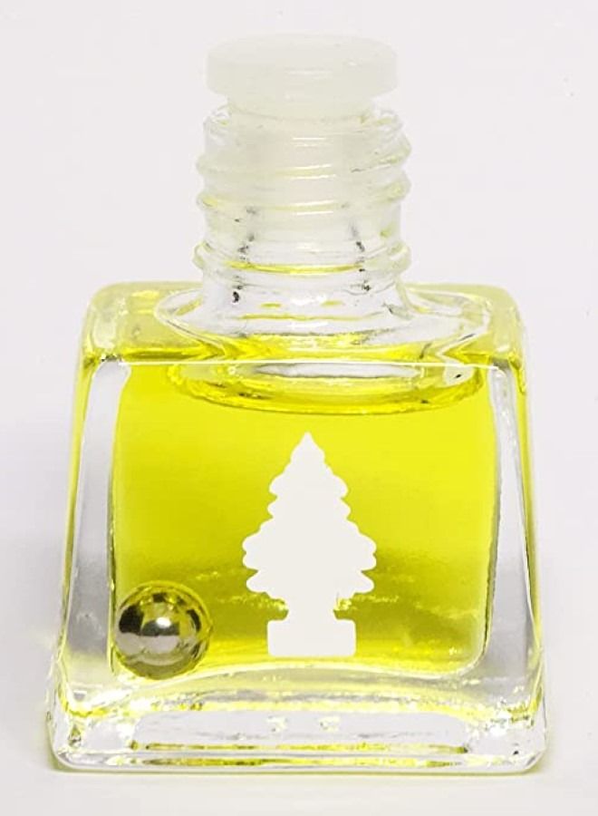 Little Trees Lemon Car Air Freshener Bottle