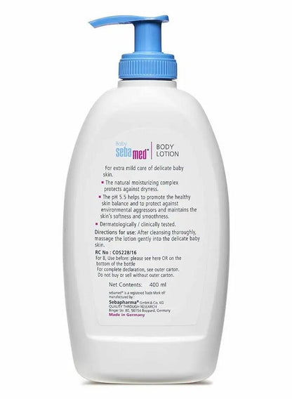 Sebamed Baby Body Lotion 400 ML with Chamomile