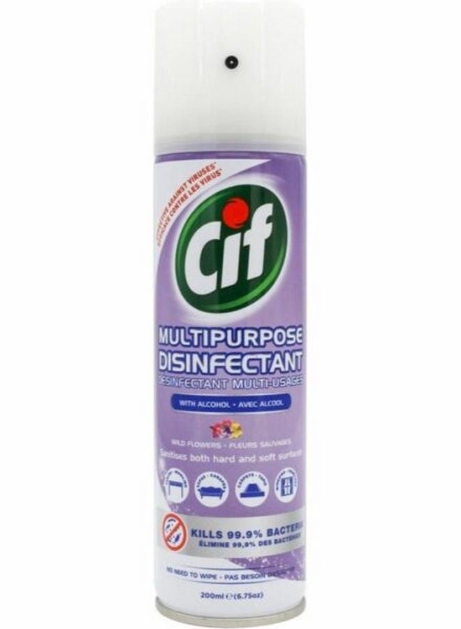 Cif Multipurpose Disinfectant Spray Wild Flowers 200ml