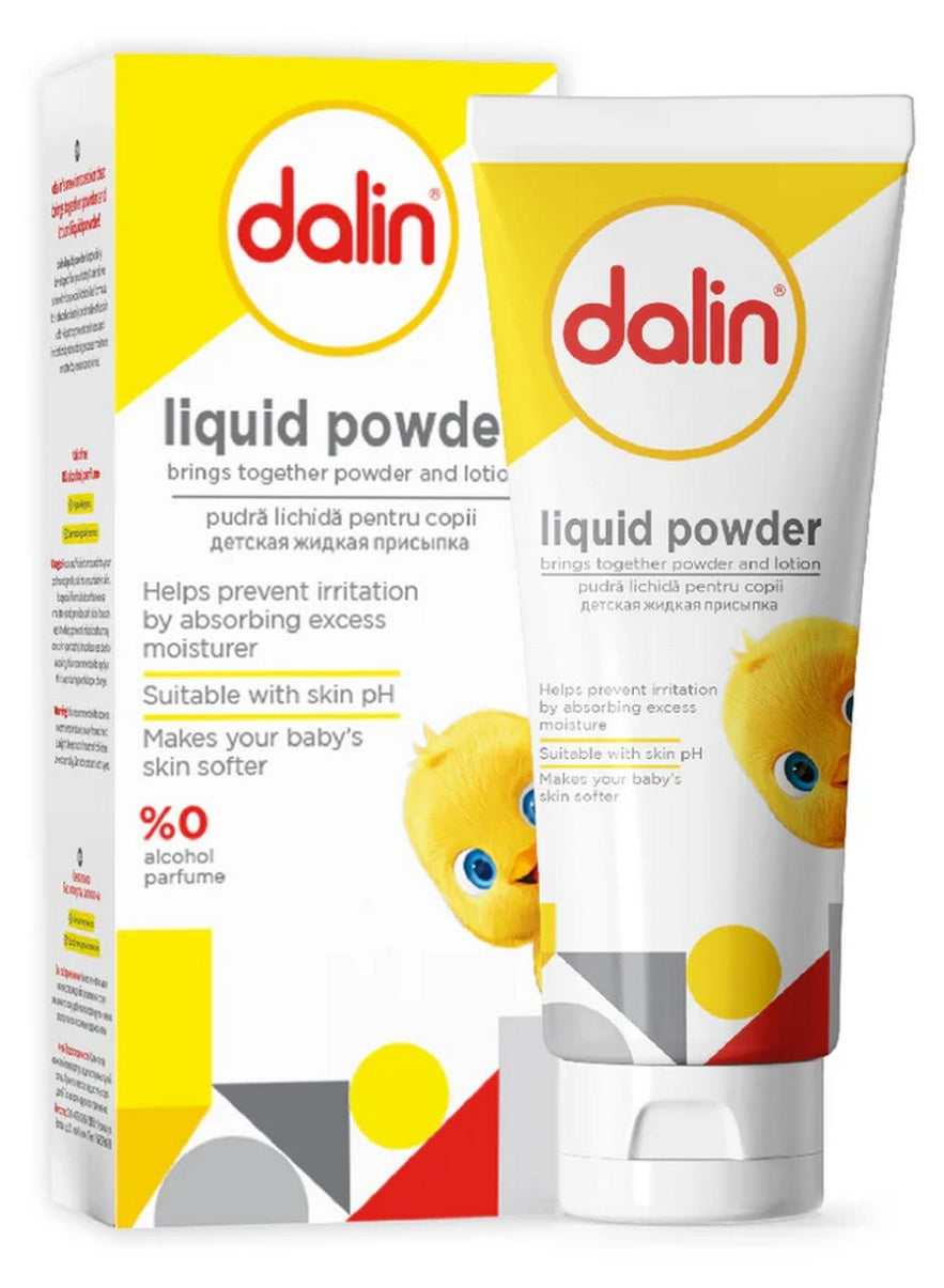 baby care, baby liquid, baby liquid powder, classic 100ml, dalin, gentle care, hypoallergenic, liquid powder, liquid powder classic, powder classic, powder classic 100ml, sensitive skin, silicone, skin care, skincare