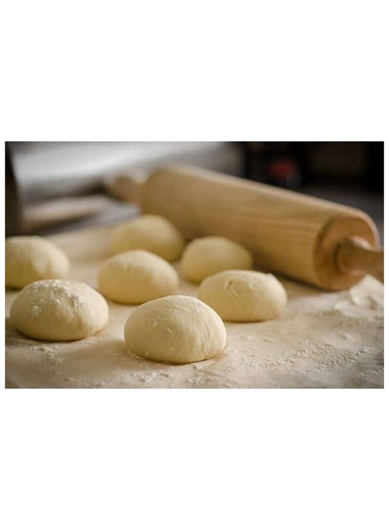BILLI Wooden Rolling Pin 9 Inch for Perfect Dough