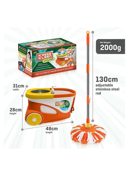 Kress Kleen Cyclone Spin Mop And Bucket Set