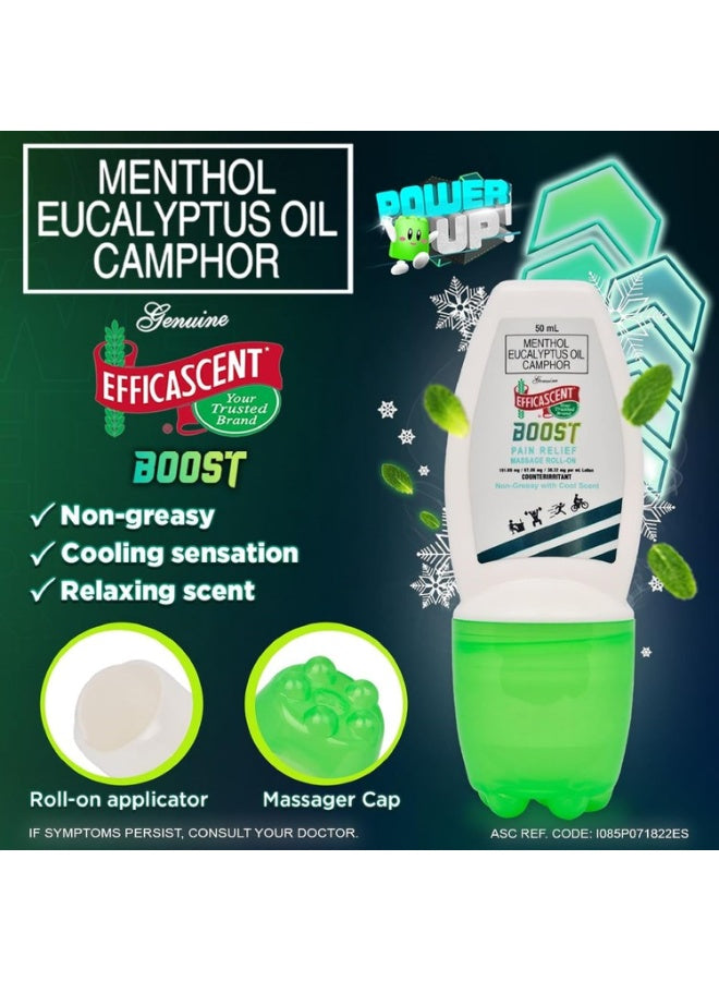 back pain, boost pain, boost pain relief, efficascent, get back, gym bag, knee pain, massage roll-on, natural ingredients, pain knee, pain neck, pain relief, pain relief massage, relief massage, relief massage roll-on