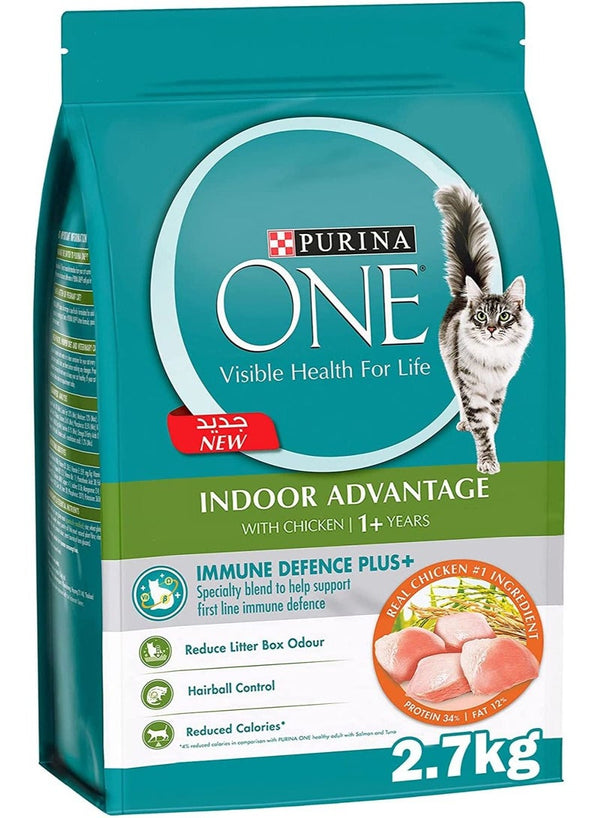 PURINA One Indoor Advantage Cat Food 2.7 Kg