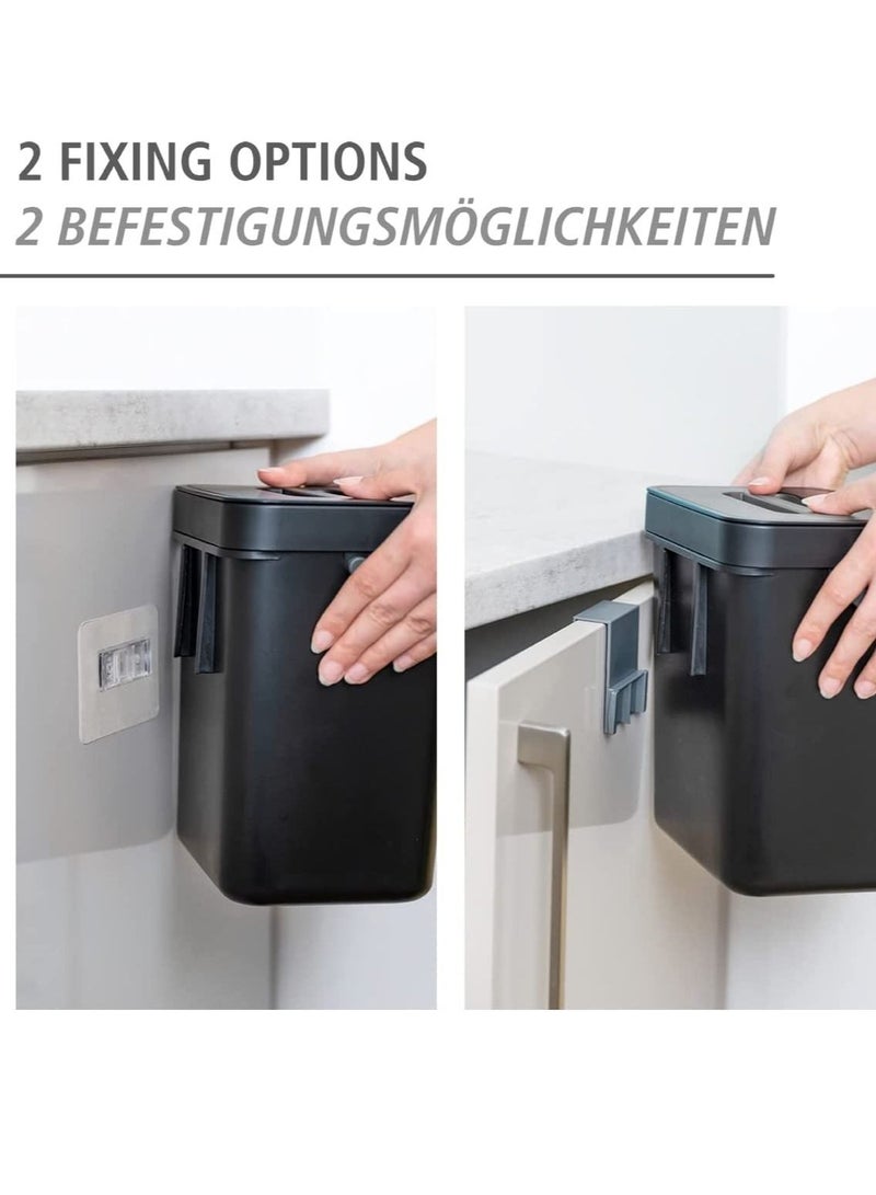 Wenko Tago Waste Bin W/Handle 5L
