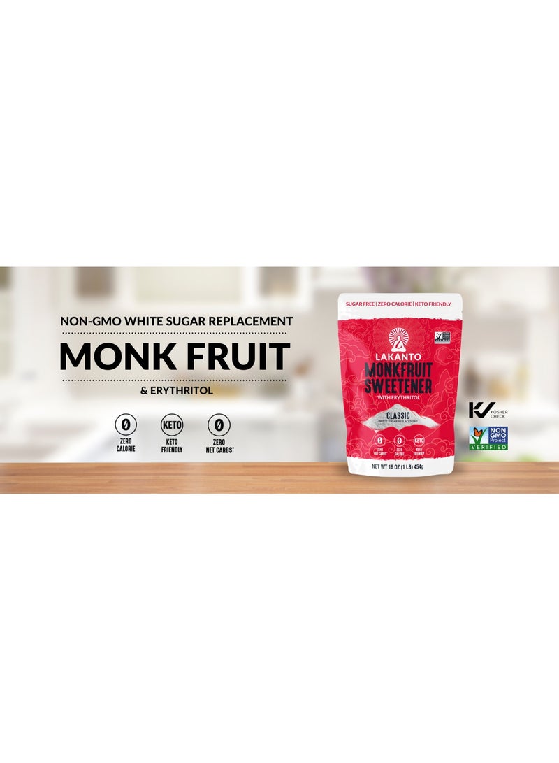 LAKANTO Monkfruit Sweetener Classic White 235 G