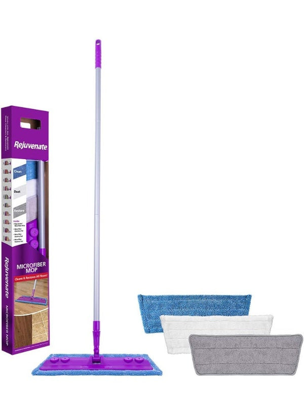 Rejuvenate Microfiber Mop with Reusable Pads