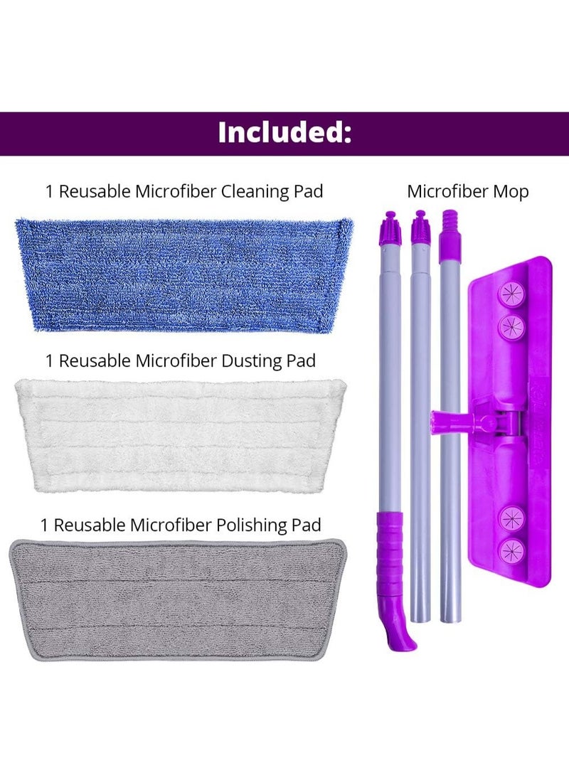 Rejuvenate Microfiber Mop with Reusable Pads
