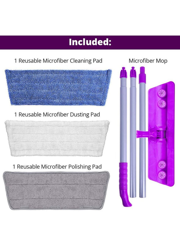 Rejuvenate Microfiber Mop with Reusable Pads