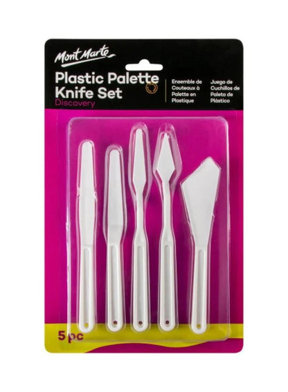 Mont Marte Palette Knife Set 5Pc - Flexible Blades