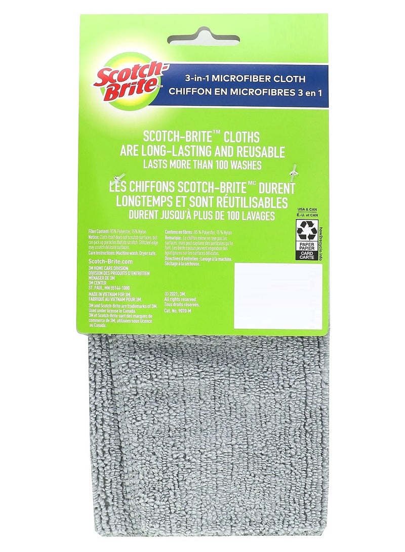 Scotch Brite 3-In-1 Microfiber Kitchen Cloth